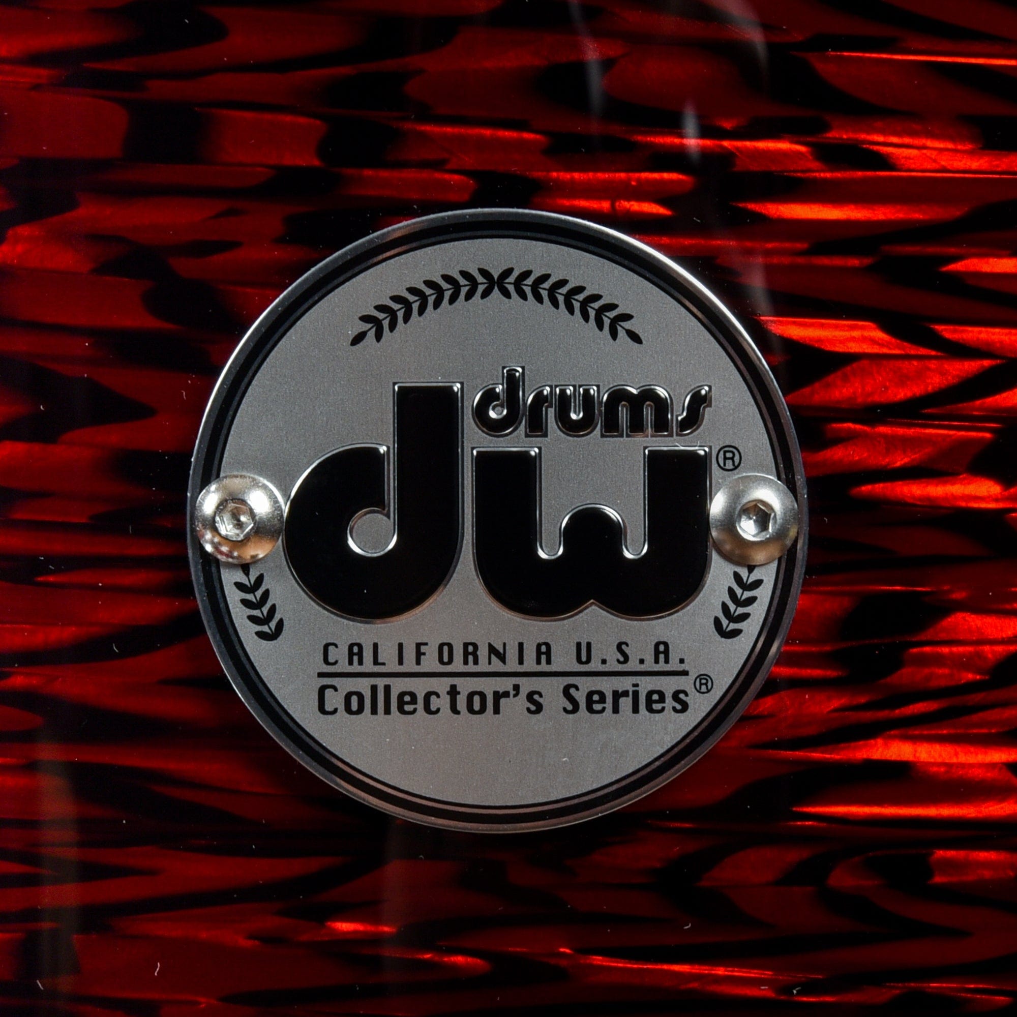 DW Collector's Series 13/16/24 3pc. Maple Drum Kit Red Silk Onyx Drums and Percussion / Acoustic Drums / Full Acoustic Kits