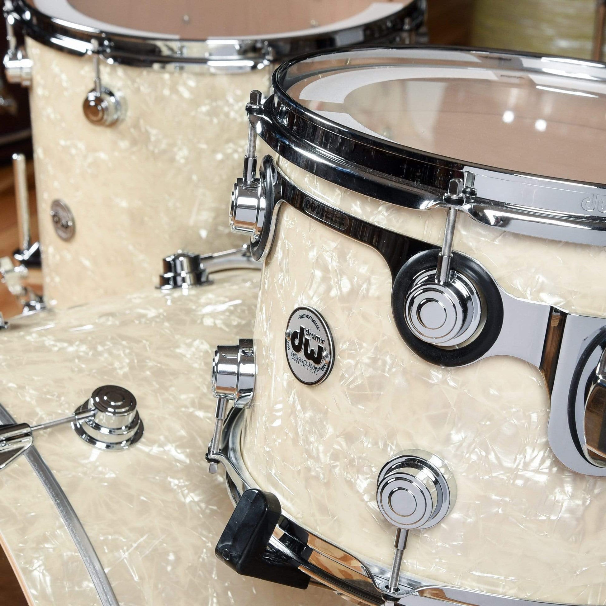 DW Collector's Series 13/16/24 3pc. Maple Drum Kit Vintage Marine Drums and Percussion / Acoustic Drums / Full Acoustic Kits