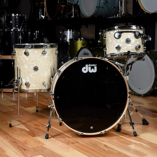 DW Collector's Series 13/16/24 3pc. Maple Drum Kit Vintage Marine Drums and Percussion / Acoustic Drums / Full Acoustic Kits