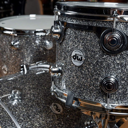 DW Collector's Series 13/16/24 3pc. Maple/Mahogany Drum Kit Black Galaxy Drums and Percussion / Acoustic Drums / Full Acoustic Kits