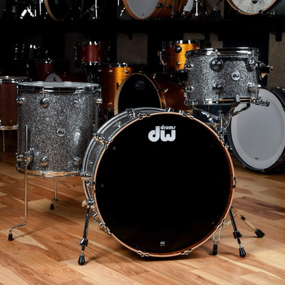DW Collector's Series 13/16/24 3pc. Maple/Mahogany Drum Kit Black Galaxy Drums and Percussion / Acoustic Drums / Full Acoustic Kits