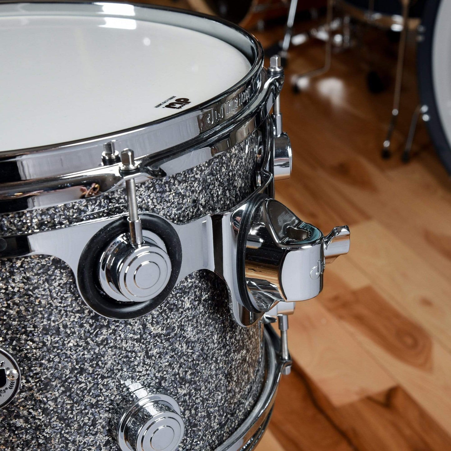 DW Collector's Series 13/16/24 3pc. Maple/Mahogany Drum Kit Black Galaxy Drums and Percussion / Acoustic Drums / Full Acoustic Kits