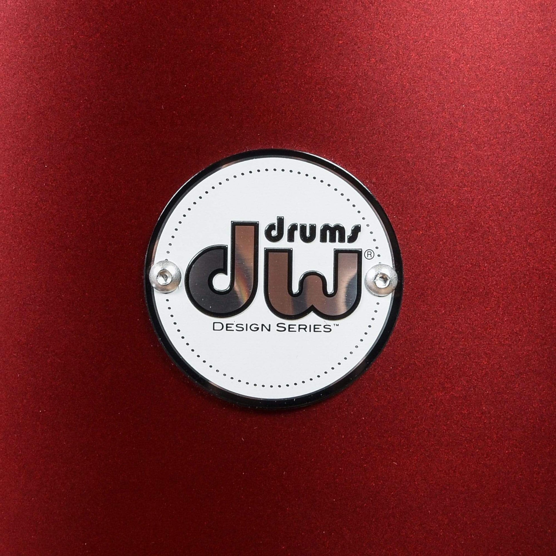 DW Design Series 13/16/22 3pc. Drum Kit Crimson Satin Metallic Drums and Percussion / Acoustic Drums / Full Acoustic Kits