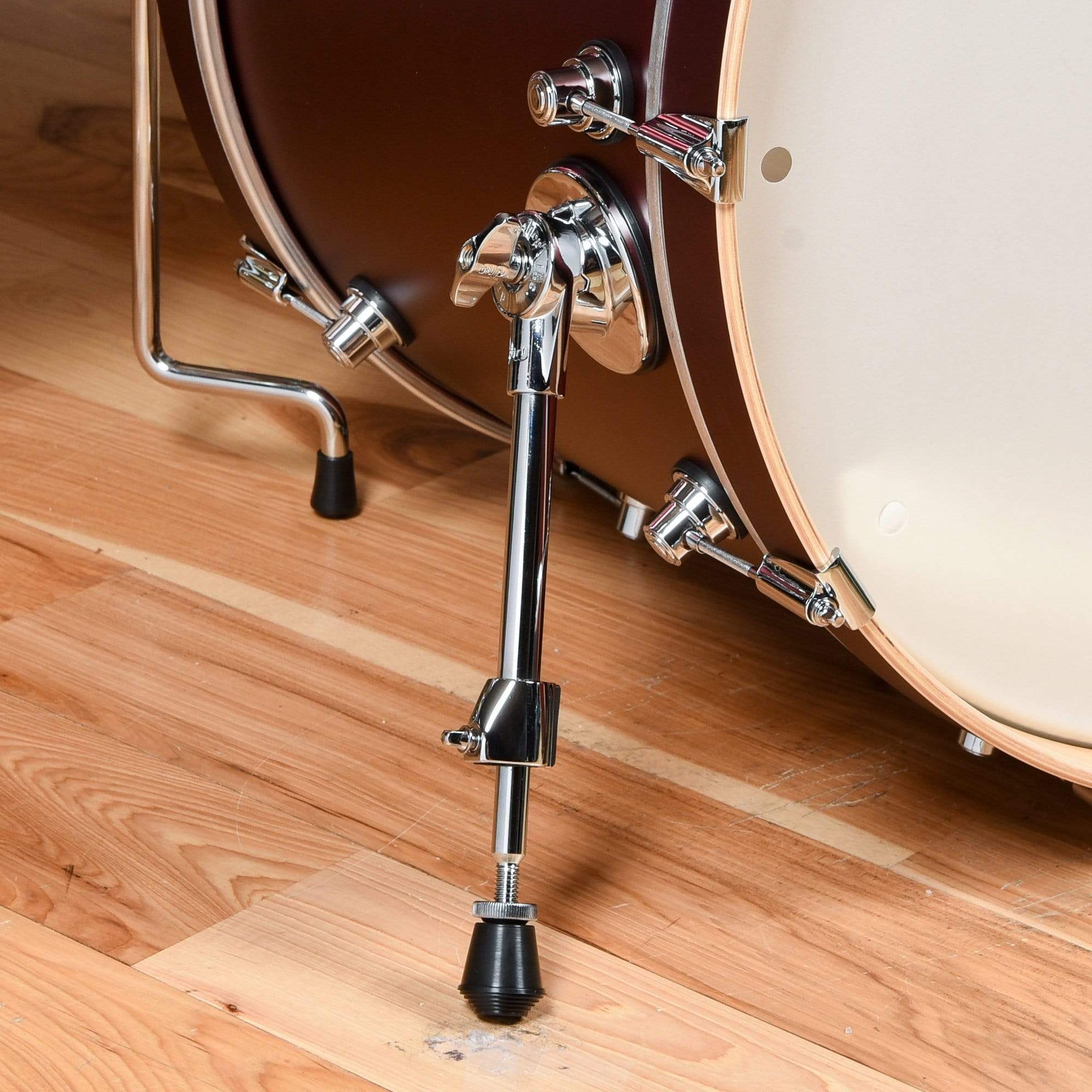 DW Design Series 13/16/22 3pc. Drum Kit Crimson Satin Metallic Drums and Percussion / Acoustic Drums / Full Acoustic Kits