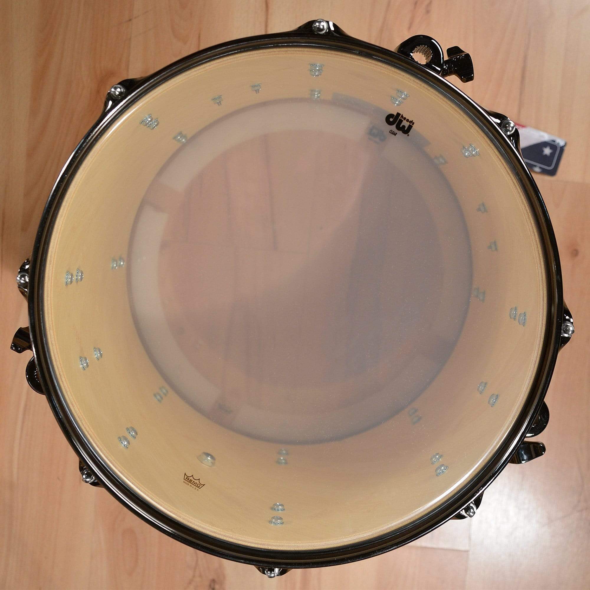 DW EcoX 10/12/14/20 4pc. Drum Kit Banana Bamboo Birch w/Black Nickel