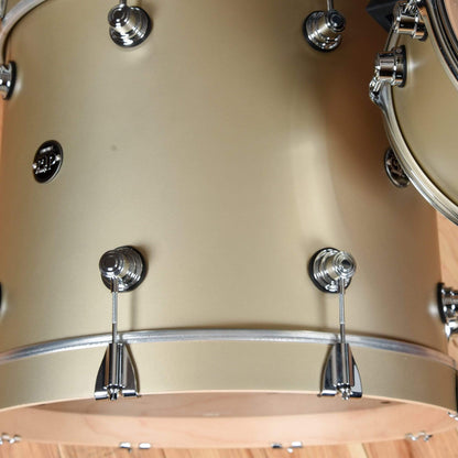 DW Performance Series 12/14/20 3pc. Drum Kit Gold Mist Hard Satin Lacquer Drums and Percussion / Acoustic Drums / Full Acoustic Kits