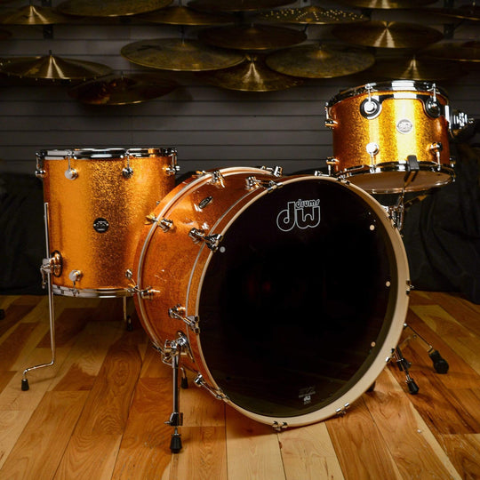 DW Performance Series 13/16/24 3pc. Drum Kit Gold Sparkle Drums and Percussion / Acoustic Drums / Full Acoustic Kits