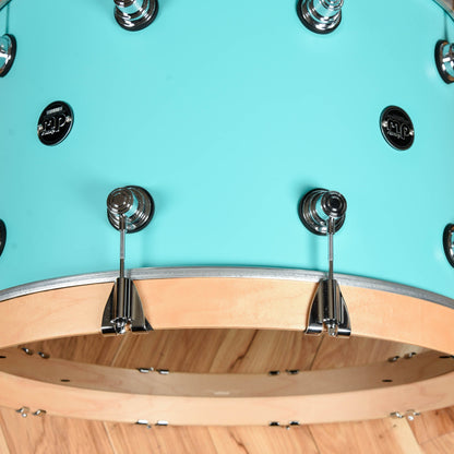 DW Performance Series 22", 12", 16" Drum Kit Seafoam Aqua Drums and Percussion / Acoustic Drums / Full Acoustic Kits