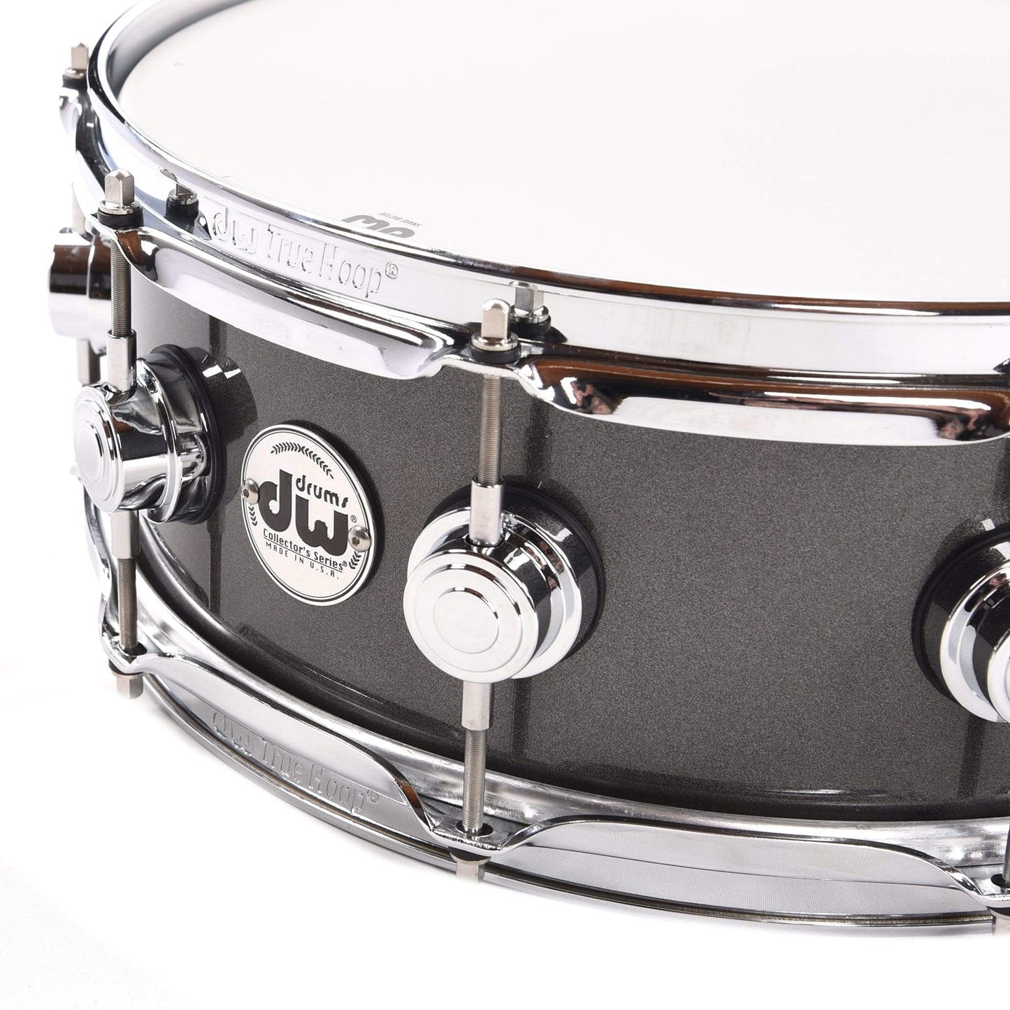 DW 5x14 Collector's Series Maple Snare Drum Gun Metal Metallic Lacquer (333 Shell) Drums and Percussion / Acoustic Drums / Snare
