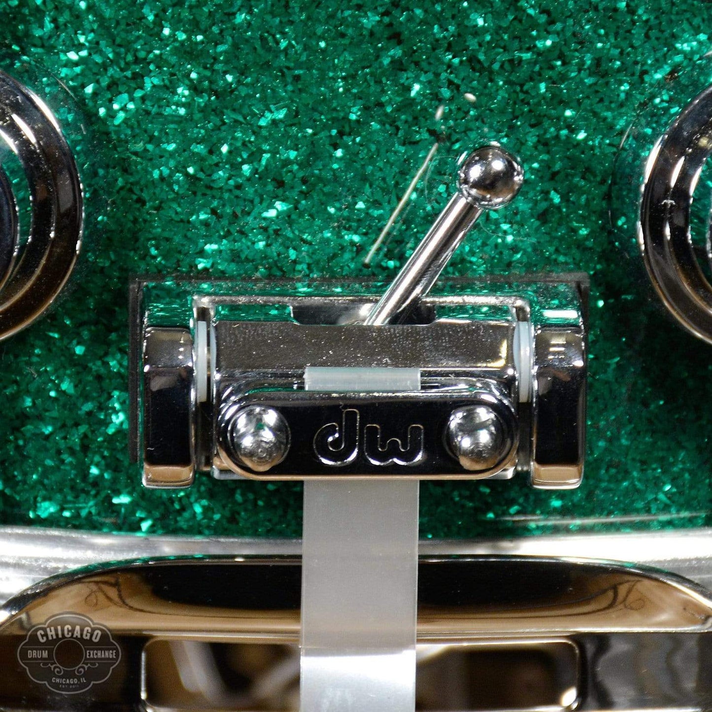 DW 5x14 Jazz Series Maple/Gum Snare Drum Green Glass Glitter Drums and Percussion / Acoustic Drums / Snare