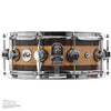 DW 5x14 Super Solid Edge Collector's Snare Drum Natural Lacquer over Maple w/Walnut Rings Drums and Percussion / Acoustic Drums / Snare