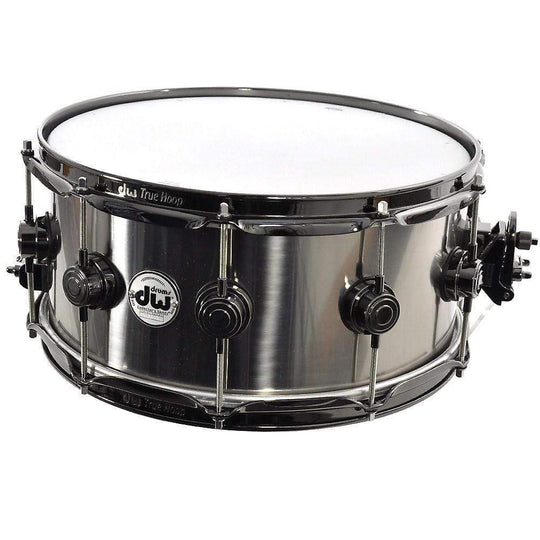 DW 6.5x14 1mm Titanium Rolled Shell Snare Drum w/Black Hdw Drums and Percussion / Acoustic Drums / Snare