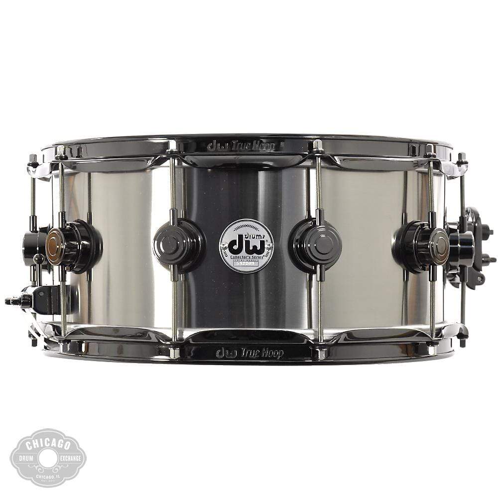 DW 6.5x14 1mm Titanium Rolled Shell Snare Drum w/Black Hdw Drums and Percussion / Acoustic Drums / Snare