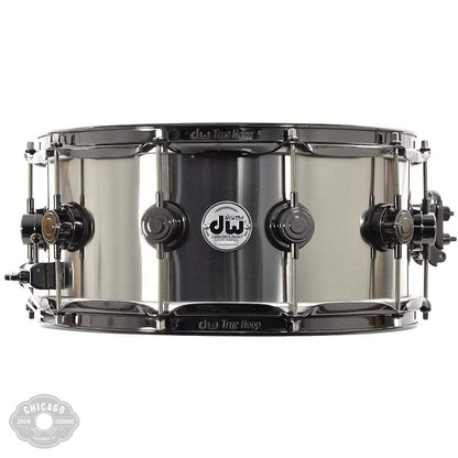 DW 6.5x14 1mm Titanium Rolled Shell Snare Drum w/Black Hdw Drums and Percussion / Acoustic Drums / Snare