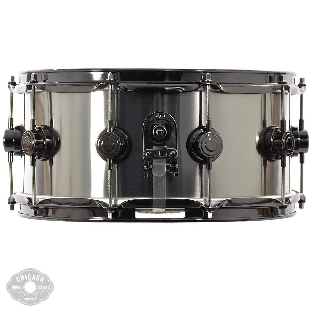 DW 6.5x14 1mm Titanium Rolled Shell Snare Drum w/Black Hdw Drums and Percussion / Acoustic Drums / Snare
