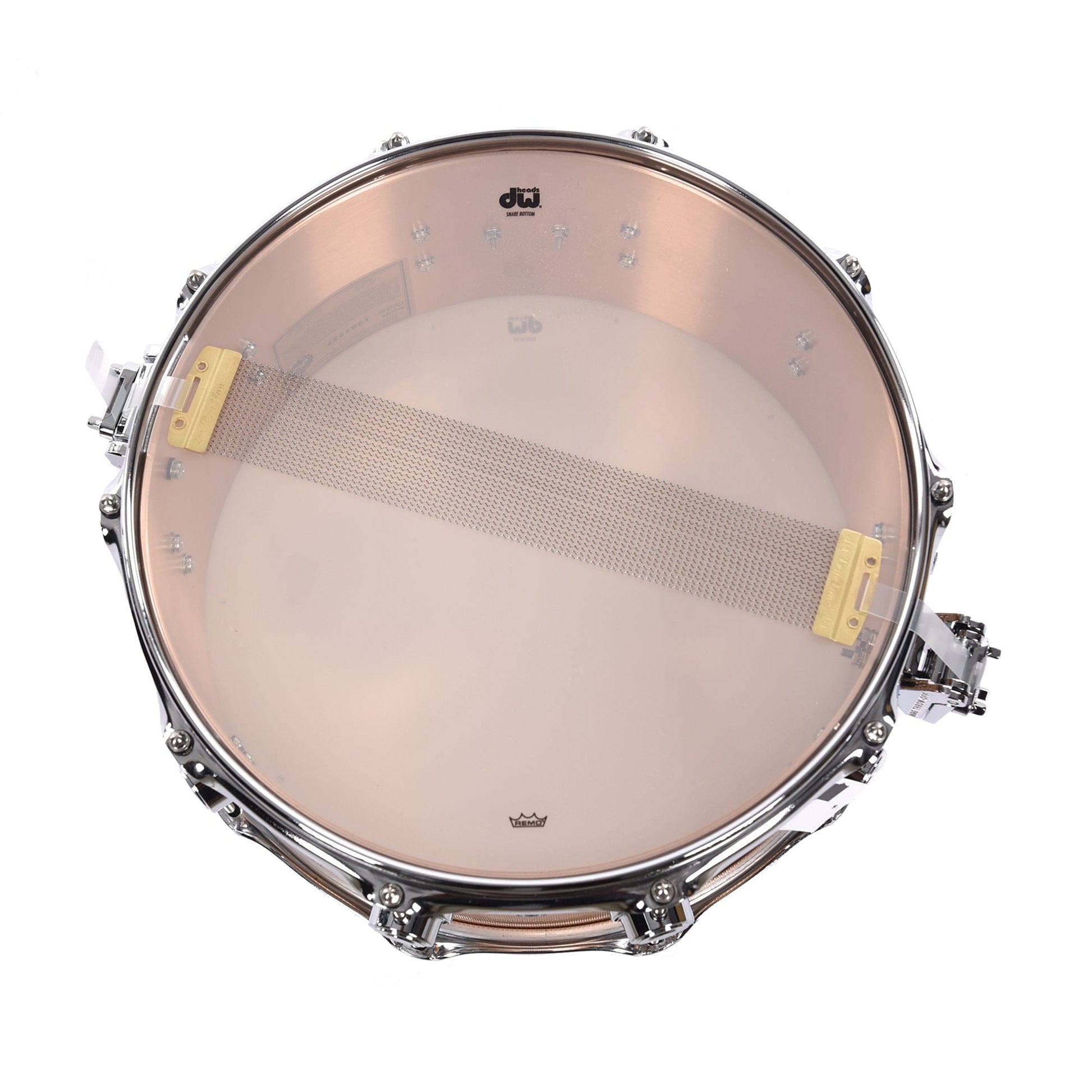 DW 6.5x14 3mm Knurled Bronze Solid Snare Drum Drums and Percussion / Acoustic Drums / Snare