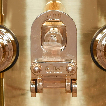 DW 6.5X14 Brass Polished Snare Drum w/ Gold Hardware Drums and Percussion / Acoustic Drums / Snare