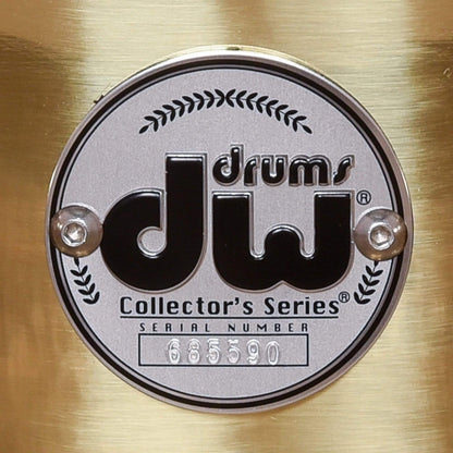 DW 6.5X14 Brass Polished Snare Drum w/ Gold Hardware Drums and Percussion / Acoustic Drums / Snare