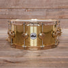 DW 6.5X14 Brass Polished Snare Drum w/ Gold Hardware Drums and Percussion / Acoustic Drums / Snare