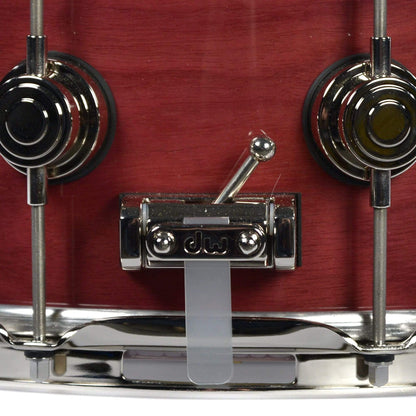 DW 6.5x14 Collector's Purpleheart Lacquer Custom Snare Drum w/Nickel Hdw Drums and Percussion / Acoustic Drums / Snare