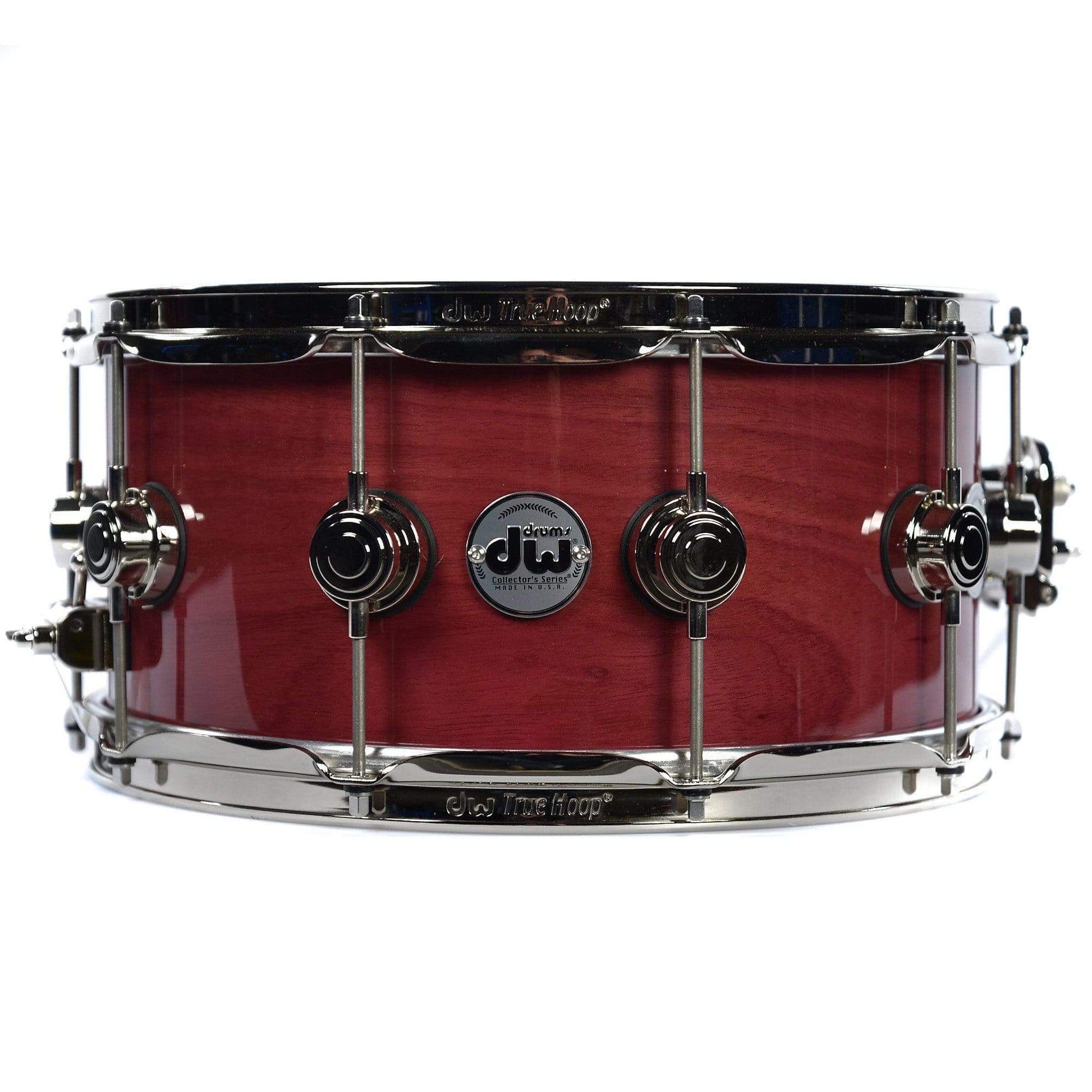 DW 6.5x14 Collector's Purpleheart Lacquer Custom Snare Drum w/Nickel Hdw Drums and Percussion / Acoustic Drums / Snare