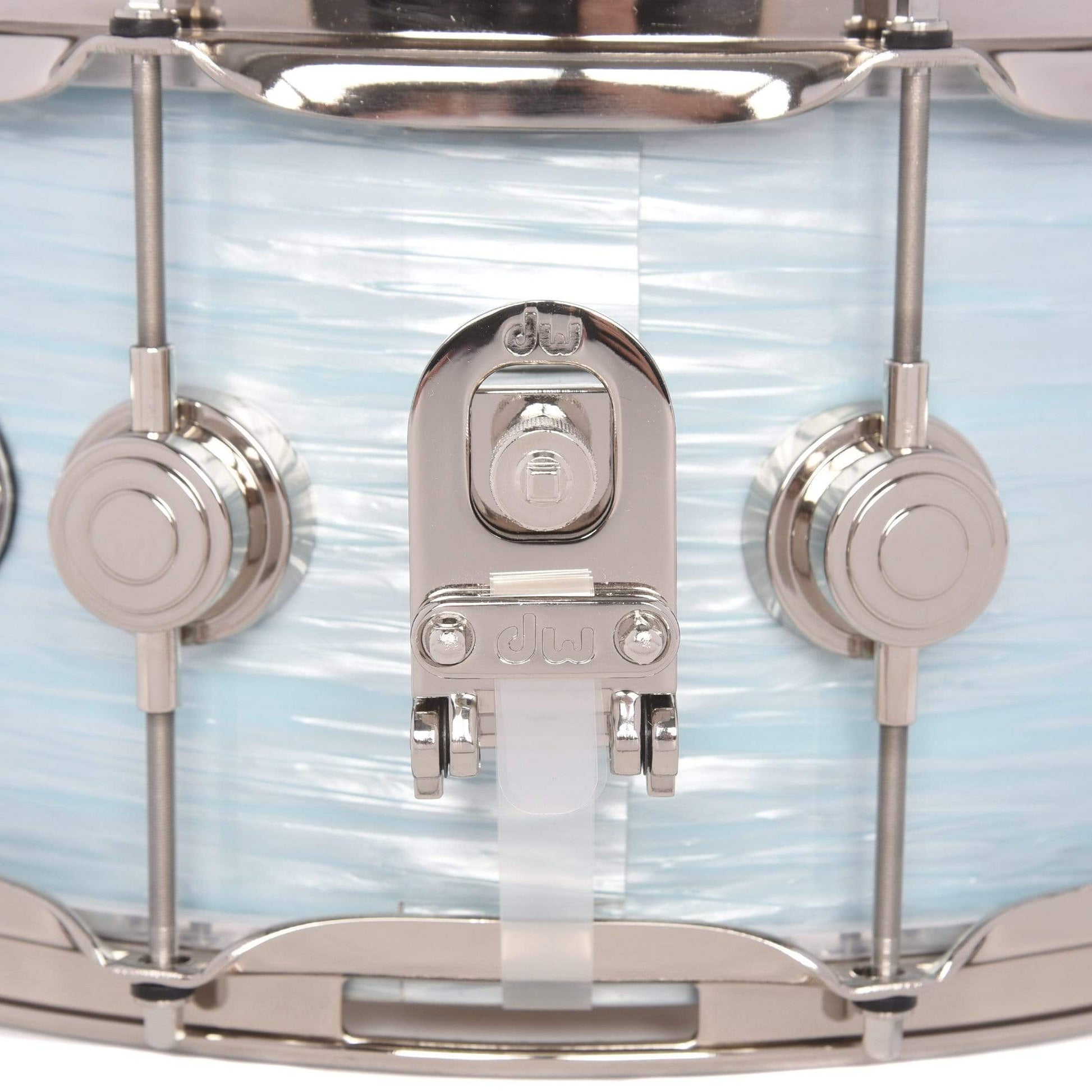 DW 6.5x14 Contemporary Classics Snare Drum Pale Blue Oyster w/Nickel Hdw Drums and Percussion / Acoustic Drums / Snare