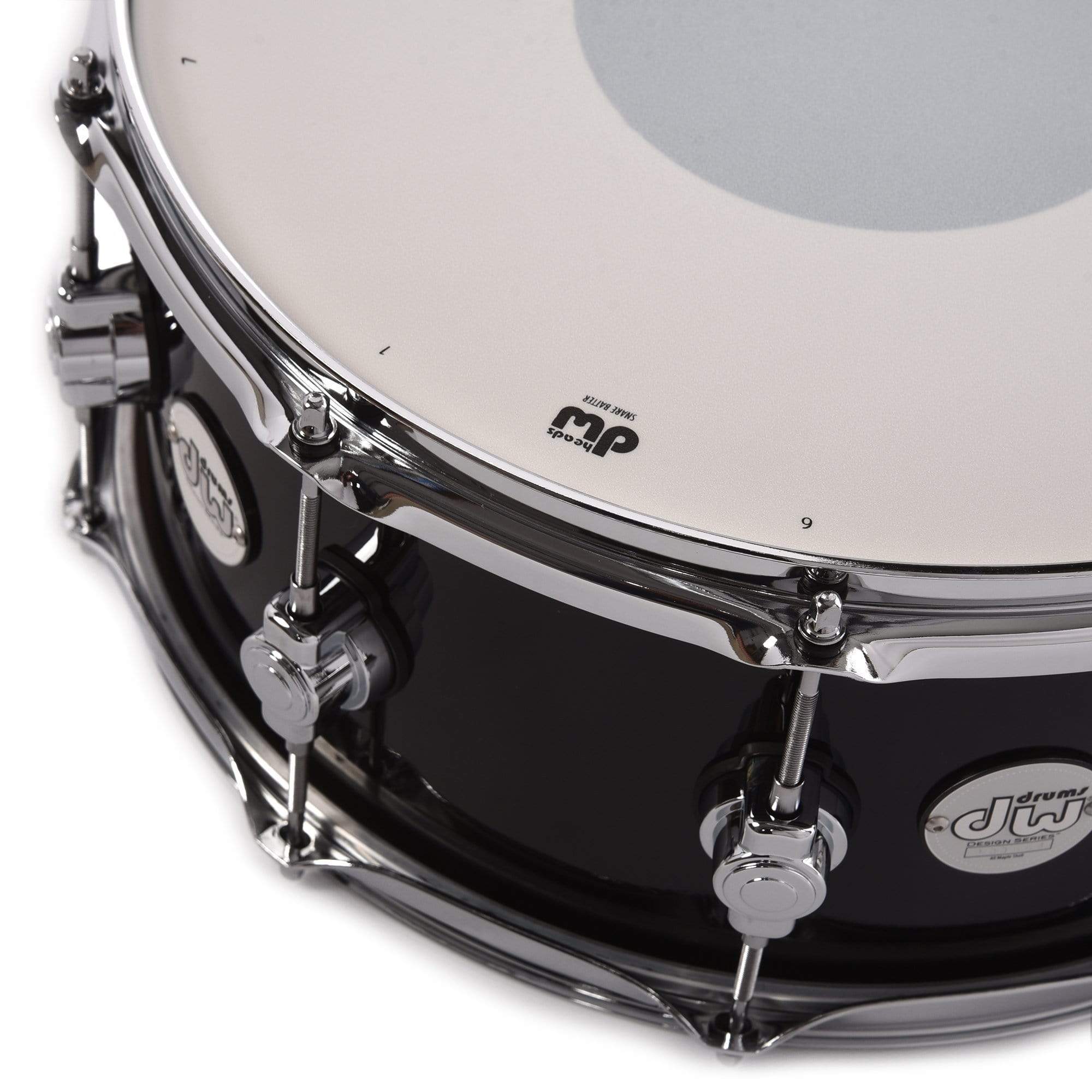 DW 6.5x14 Design Series Snare Drum Piano Black Lacquer Drums and Percussion / Acoustic Drums / Snare