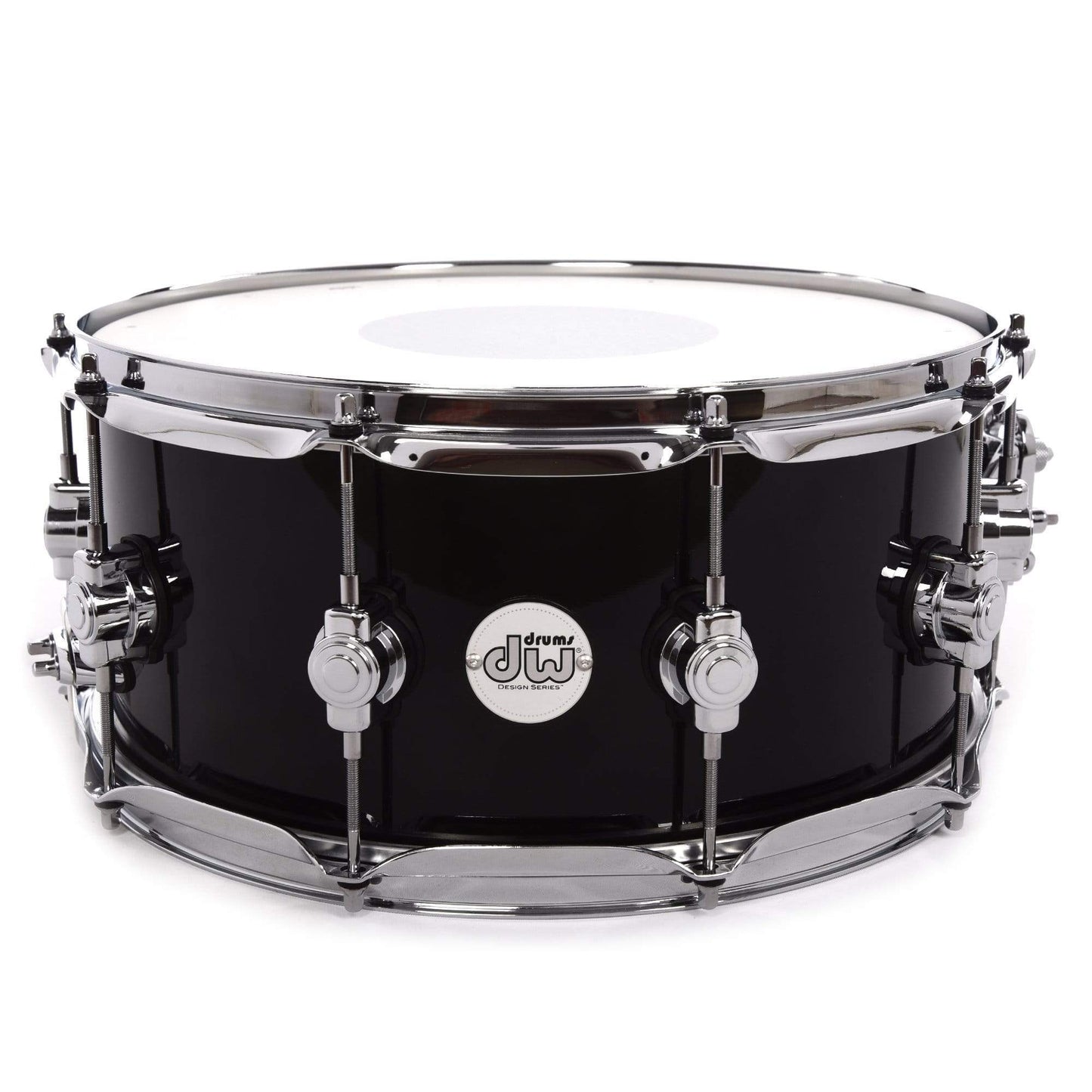 DW 6.5x14 Design Series Snare Drum Piano Black Lacquer Drums and Percussion / Acoustic Drums / Snare