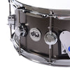 DW 6.5x14 Satin Black Over Brass Snare Drum w/Chrome Hardware Drums and Percussion / Acoustic Drums / Snare