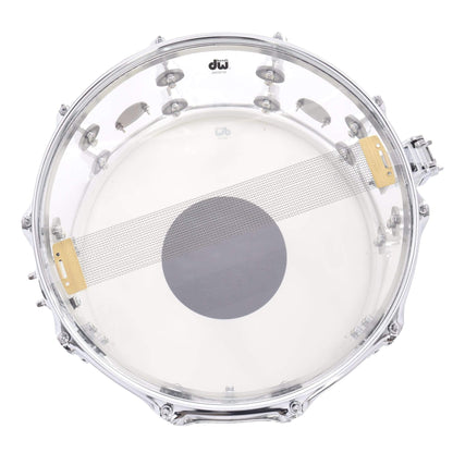 DW 8x14 Design Series Clear Acrylic Snare Drum Drums and Percussion / Acoustic Drums / Snare
