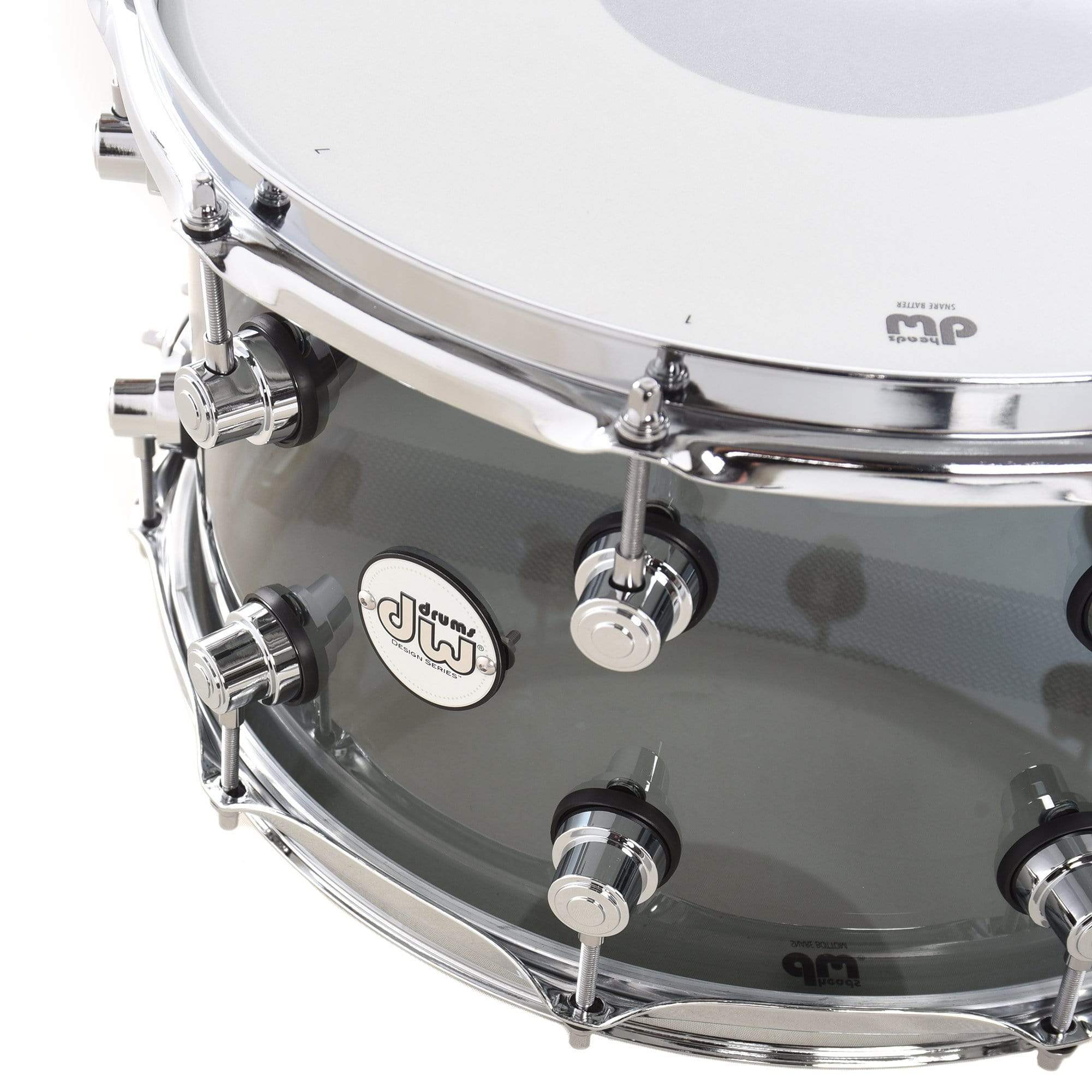 DW 8x14 Design Series Snare Drum Smoke Acrylic Drums and Percussion / Acoustic Drums / Snare
