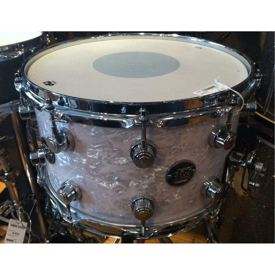DW 8x14 Performance Series Snare Drum White Marine Pearl Finish Ply Drums and Percussion / Acoustic Drums / Snare