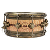 DW Collector's Series 6.5x14 50th Anniversary Edge Snare Drum Burnt Toast Quilted Maple Burst w/Rosewood Inlays & Antique Gold Hardware Drums and Percussion / Acoustic Drums / Snare
