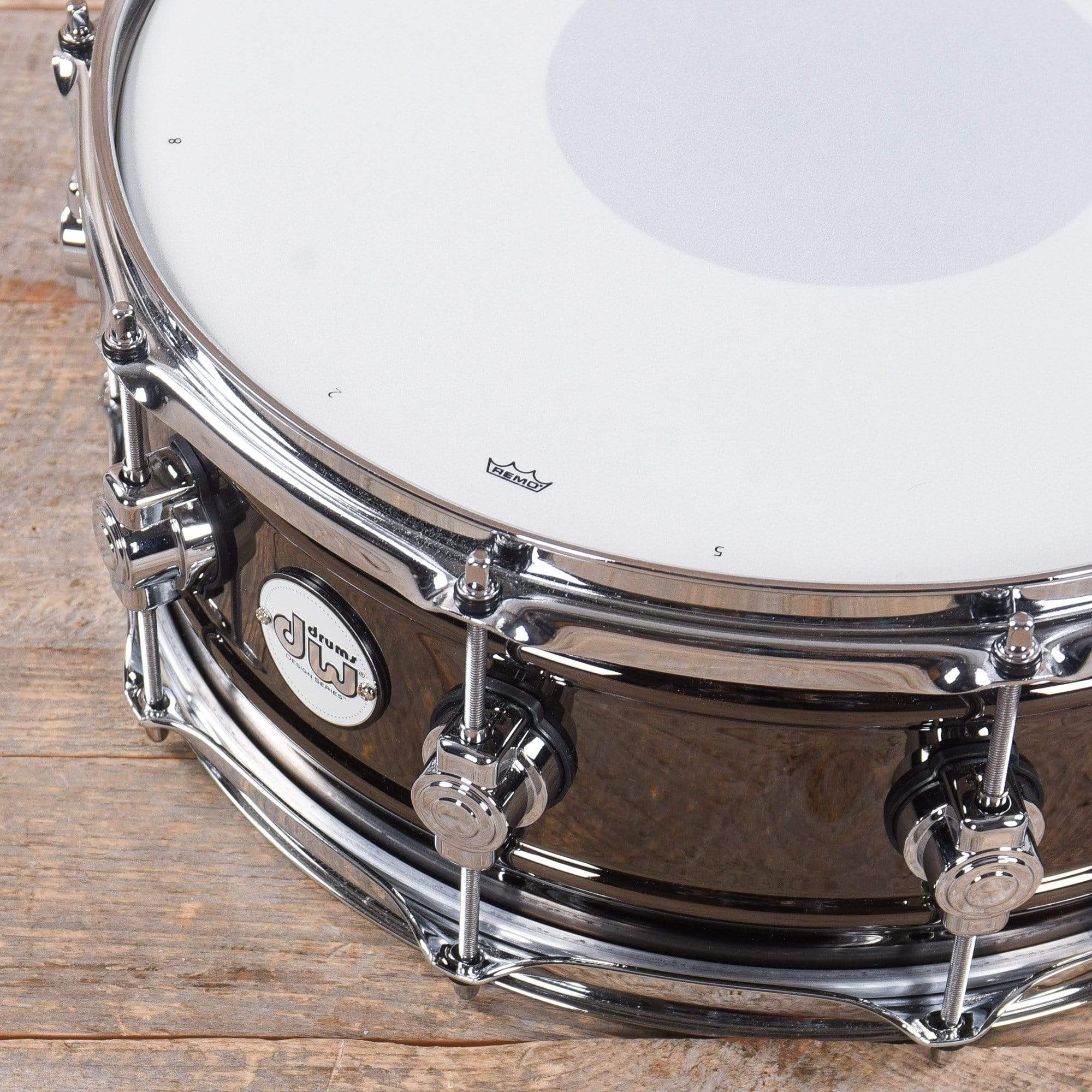DW Design 5.5x14 Black Nickel Over Brass Snare Drum Drums and Percussion / Acoustic Drums / Snare