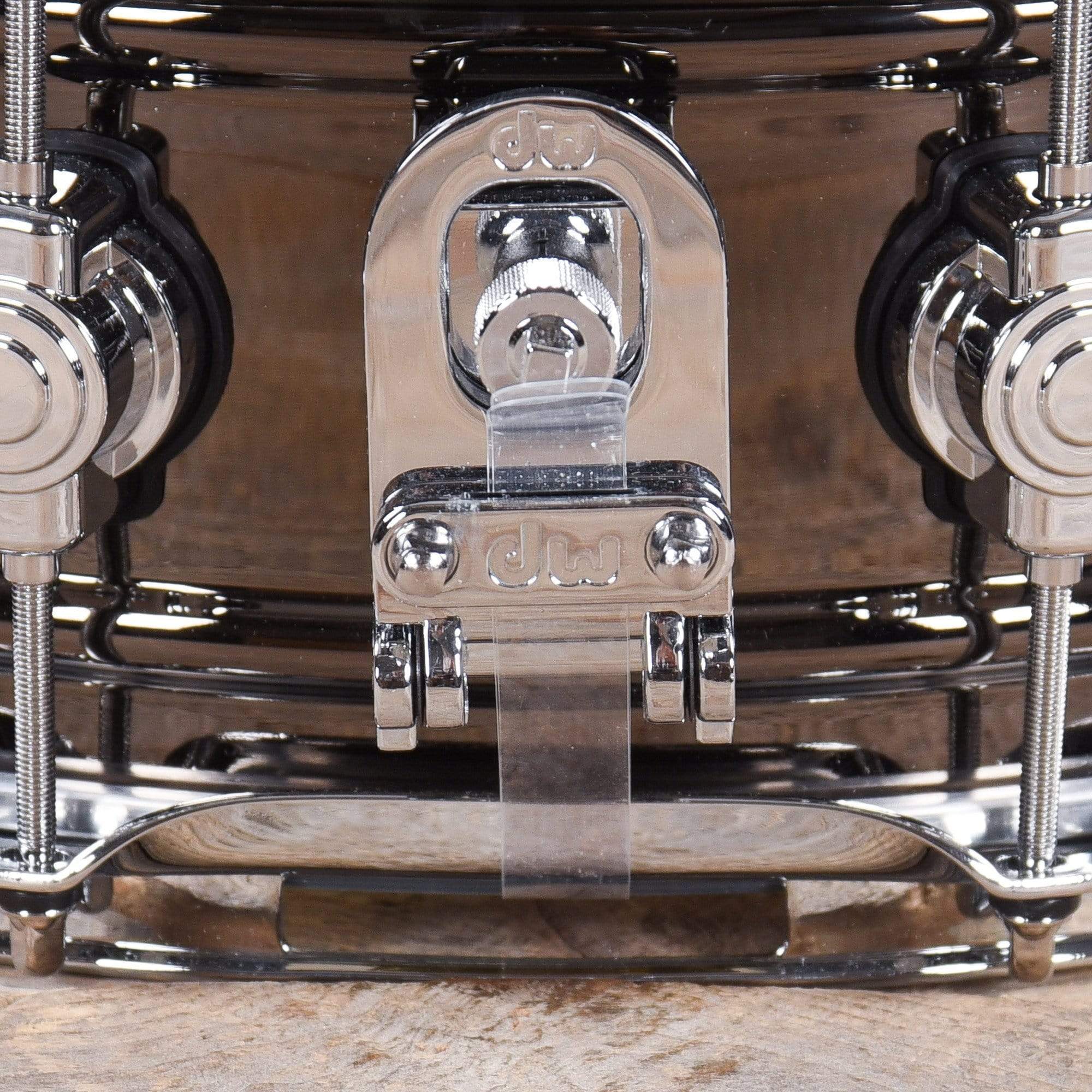 DW Design 5.5x14 Black Nickel Over Brass Snare Drum Drums and Percussion / Acoustic Drums / Snare