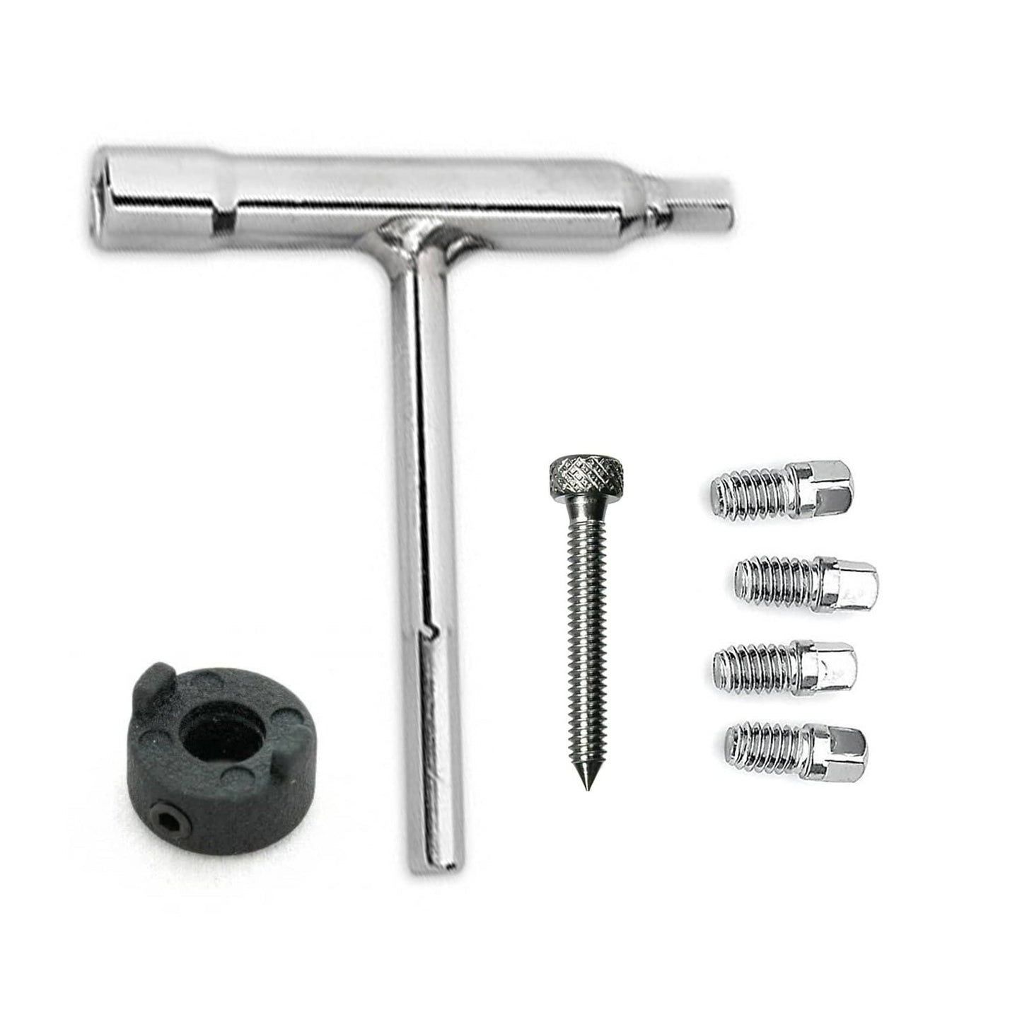 DW Drum Key Tool For 9000, Pedal Spur Screw, 3/8" Drum Key Screws (4-Pack), and Beater Memory Lock Bundle Drums and Percussion / Parts and Accessories / Drum Keys and Tuners