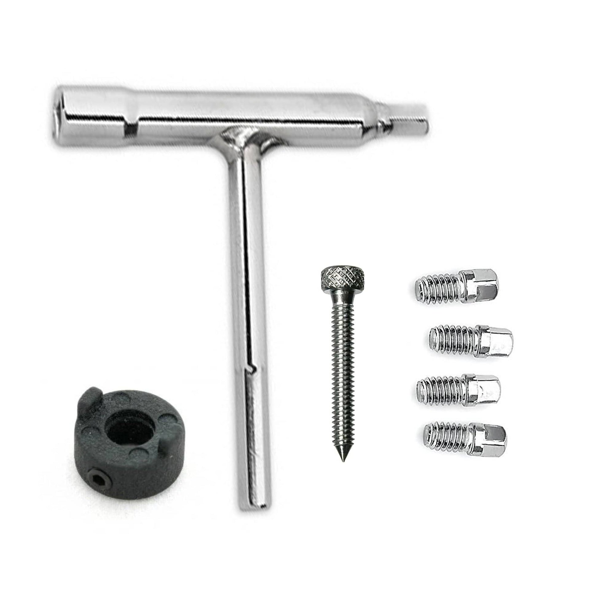 DW Drum Key Tool For 9000, Pedal Spur Screw, 3/8" Drum Key Screws (4-Pack), and Beater Memory Lock Bundle Drums and Percussion / Parts and Accessories / Drum Keys and Tuners