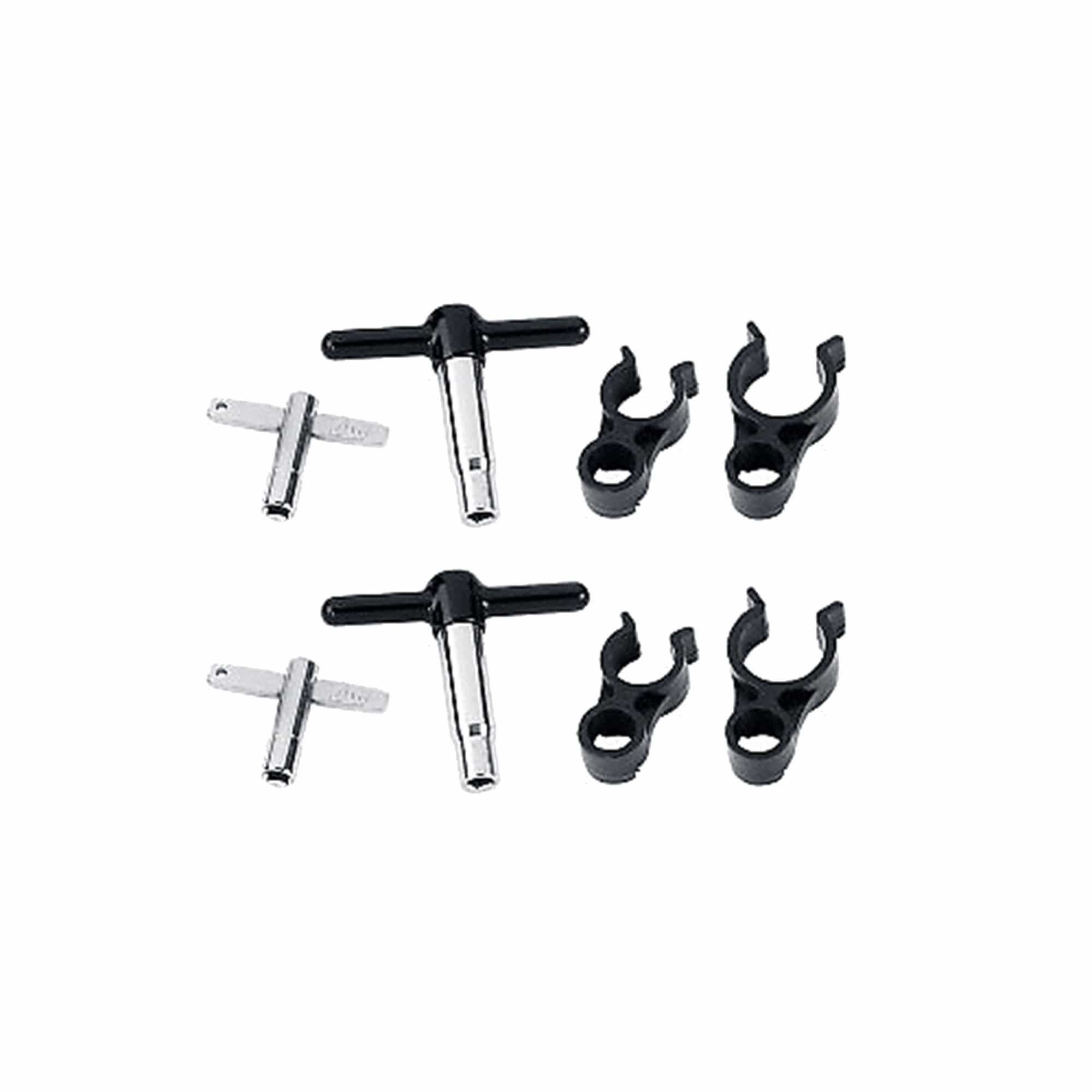 DW Hi-Torque Steel Drum Key & Standard Key w/Clip Holder (2 Pack Bundle) Drums and Percussion / Parts and Accessories / Drum Keys and Tuners