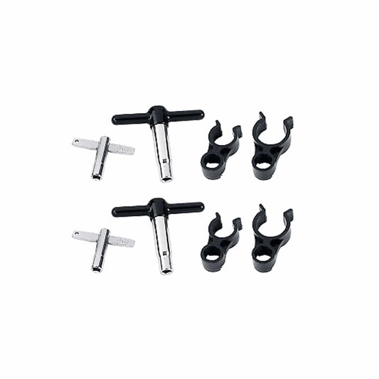 DW Hi-Torque Steel Drum Key & Standard Key w/Clip Holder (2 Pack Bundle) Drums and Percussion / Parts and Accessories / Drum Keys and Tuners