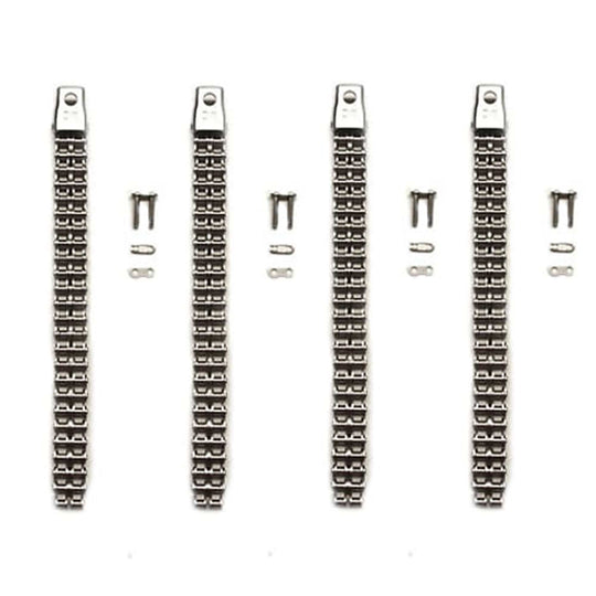 DW Double Chain with Link for 3000/5000 Pedals (4 Pack Bundle) Drums and Percussion / Parts and Accessories / Drum Parts