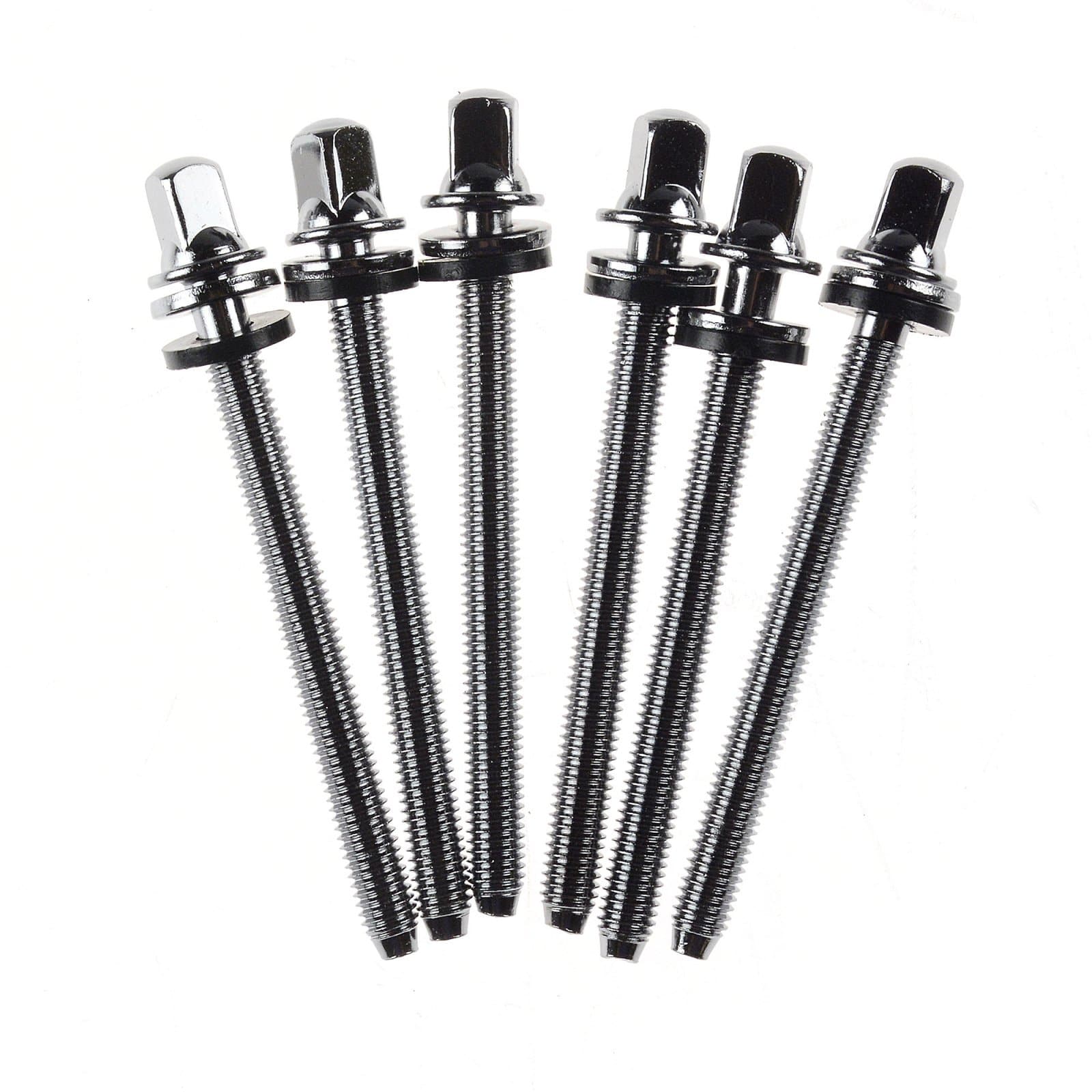 DW True Pitch Chrome Tension Rods For 5.56" Snare Drums (6Pack