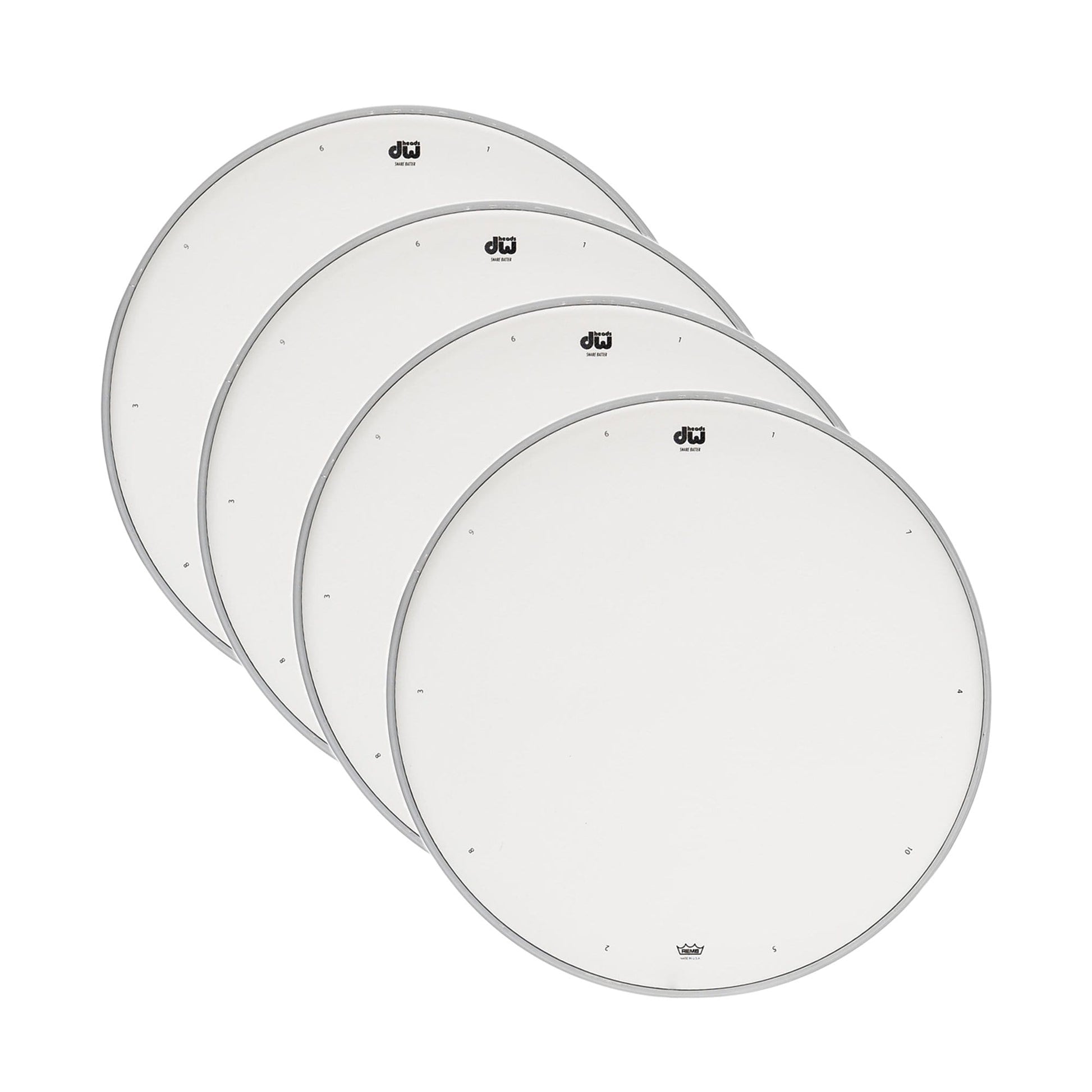 DW 13" Coated Snare Drum Batter Head (4 Pack Bundle) Drums and Percussion / Parts and Accessories / Heads