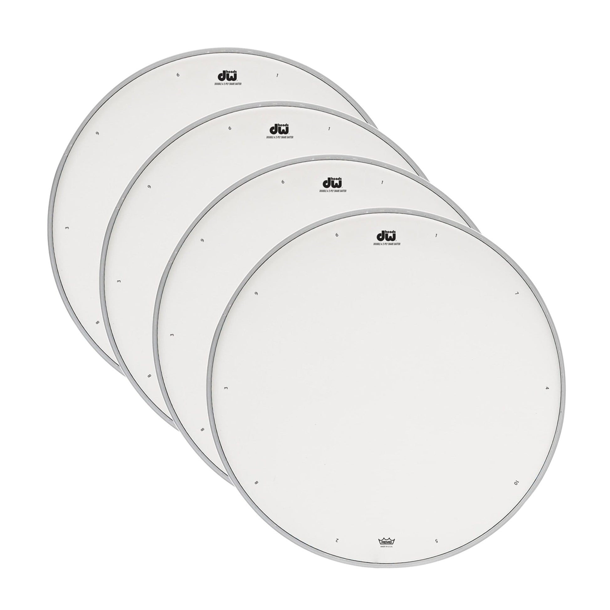 DW 14" AA 2-Ply Coated Snare Drum Head w/Tuning Sequence (4 Pack Bundle) Drums and Percussion / Parts and Accessories / Heads