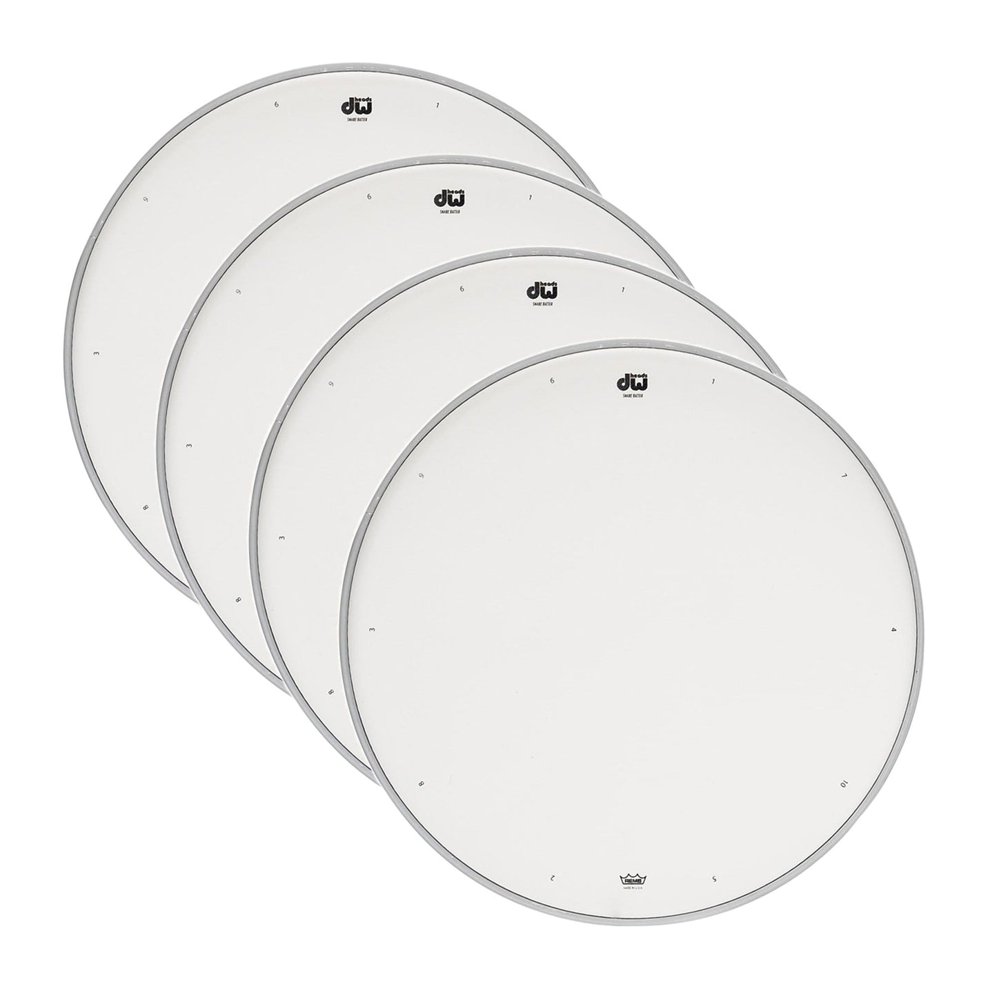 DW 14" Coated Snare Drum Batter Head (4 Pack Bundle) Drums and Percussion / Parts and Accessories / Heads