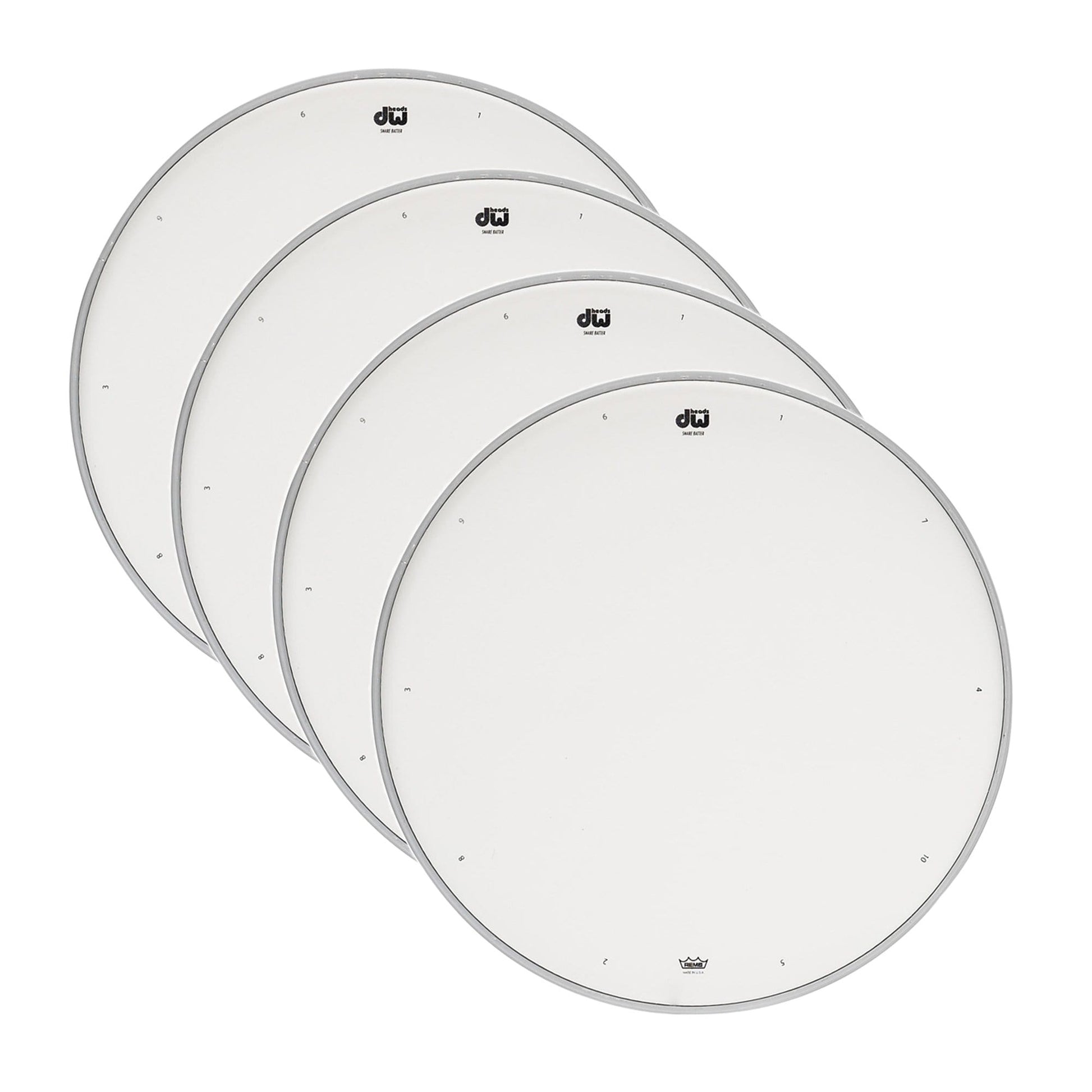 DW 14" Coated Snare Drum Batter Head (4 Pack Bundle) Drums and Percussion / Parts and Accessories / Heads
