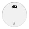 DW 22" Smooth White Logo Bass Drumhead Drums and Percussion / Parts and Accessories / Heads