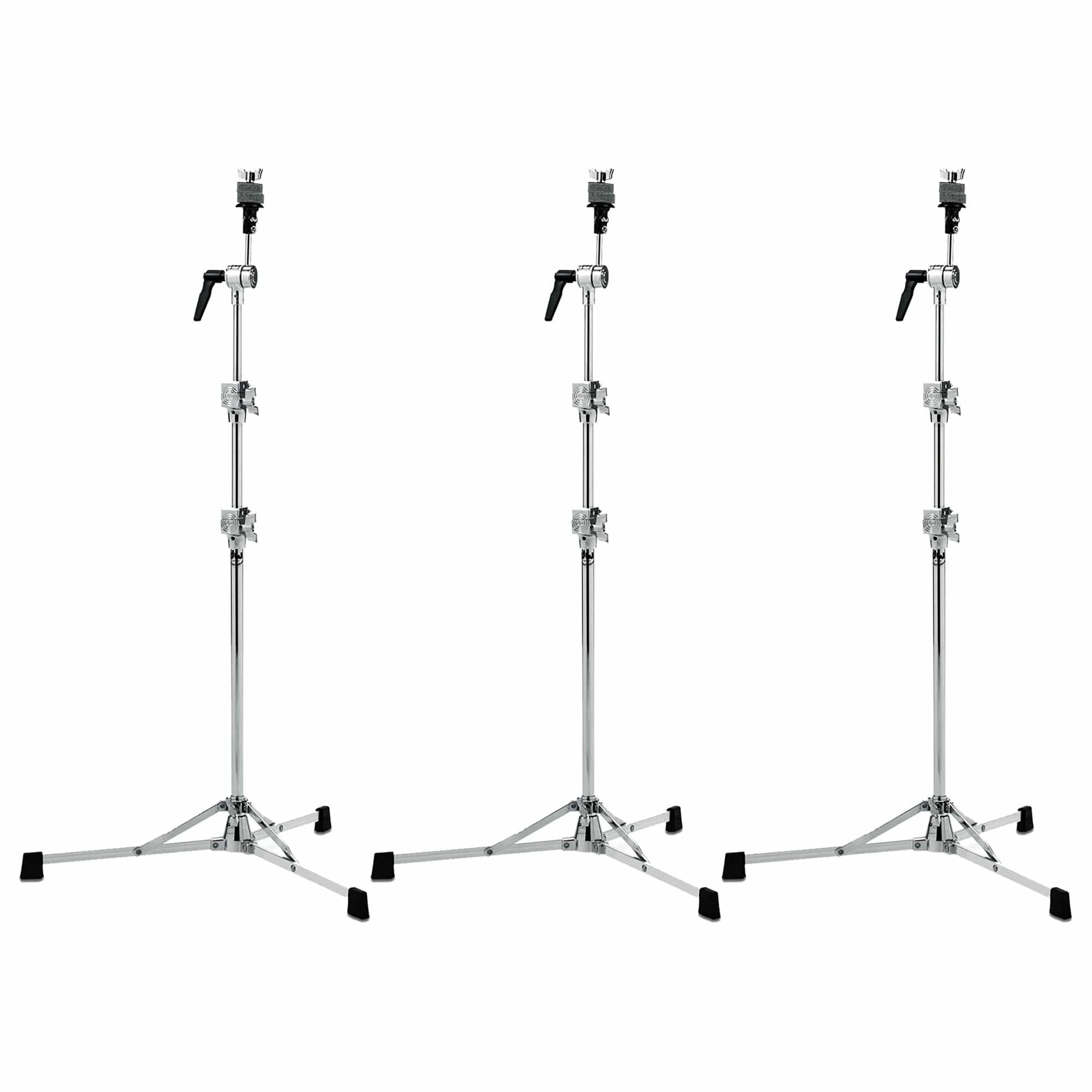 DW 6710 Straight Cymbal Stand Flat Base (3 Pack Bundle) Drums and Percussion / Parts and Accessories / Stands