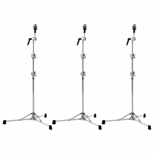 DW 6710 Straight Cymbal Stand Flat Base (3 Pack Bundle) Drums and Percussion / Parts and Accessories / Stands