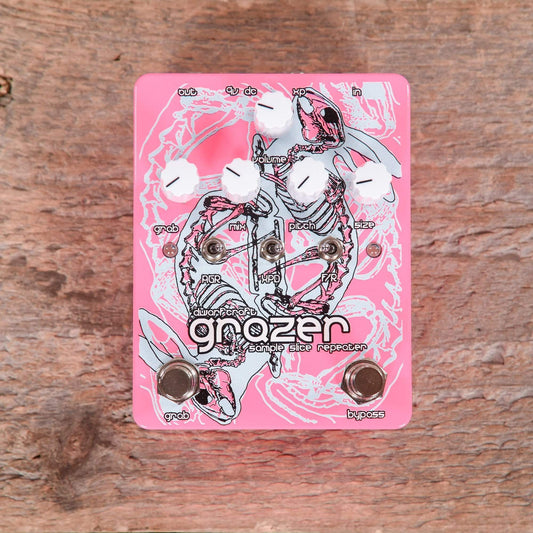 Dwarfcraft Devices Grazer Granular Repeater and Glitch Pedal Pink Effects and Pedals / Delay