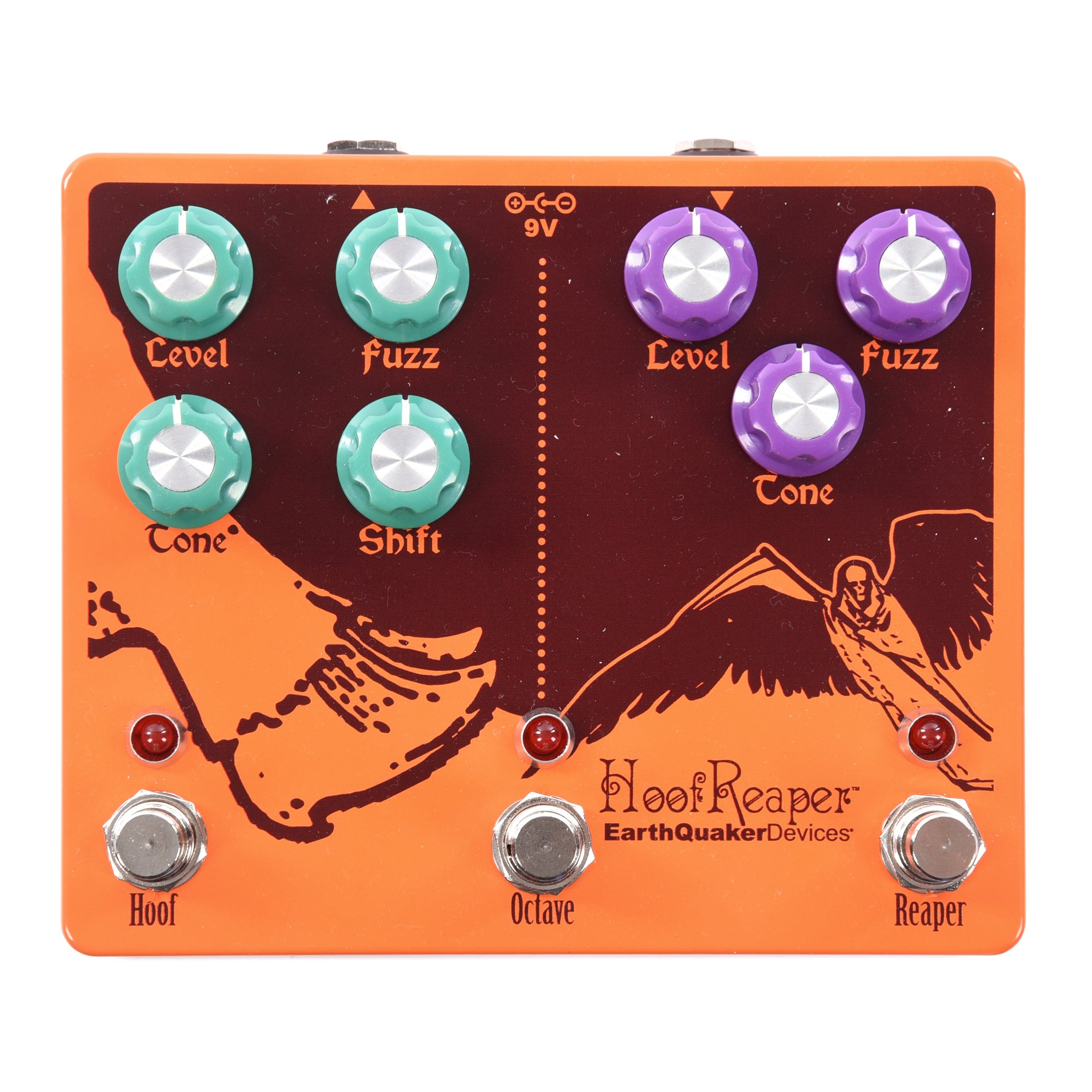 EarthQuaker Devices Hoof Reaper v2 Dual Fuzz w/Octave Up One-of-a-Kind Color #04
